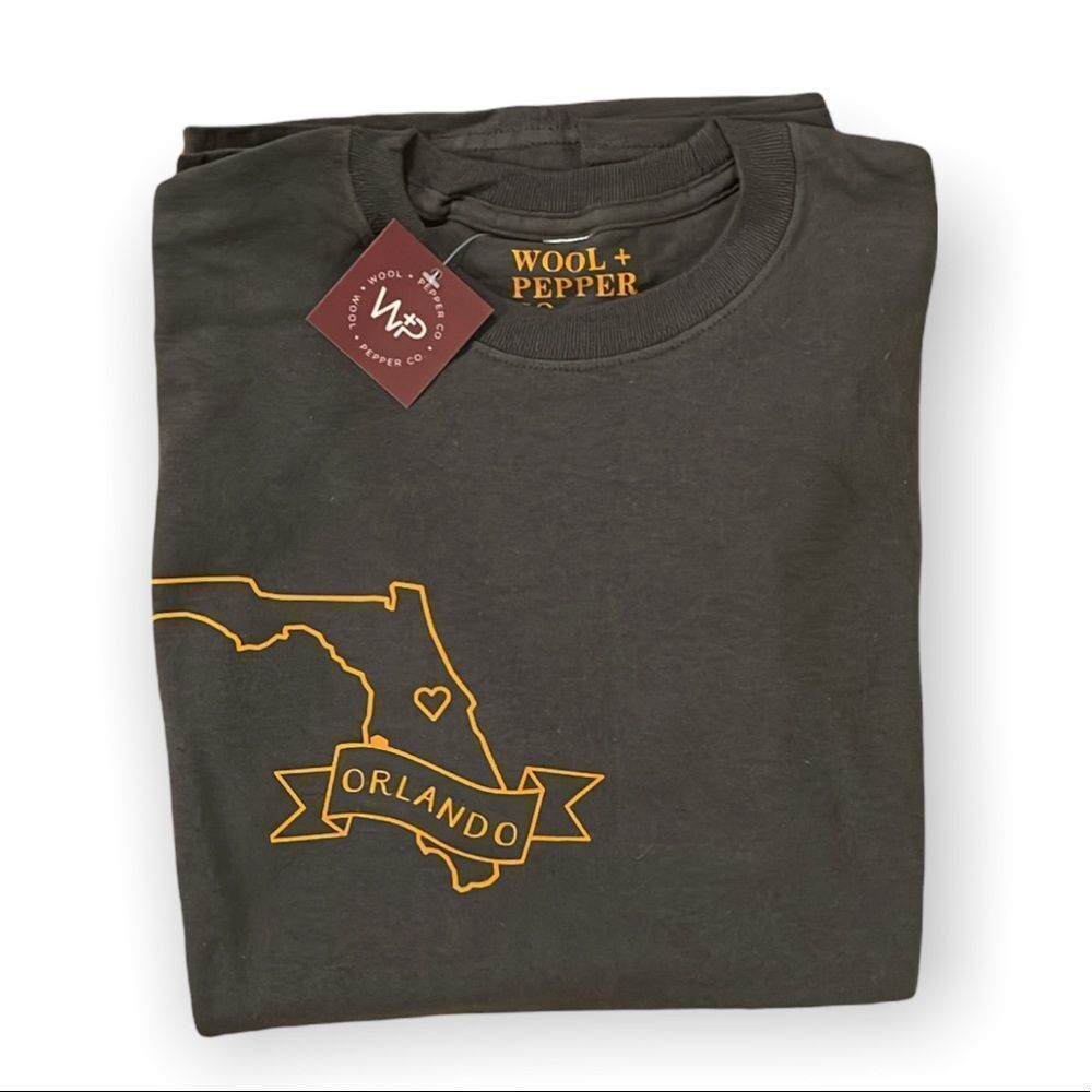 NWT Wool + Pepper Co. ORLANDO Unisex T-Shirt